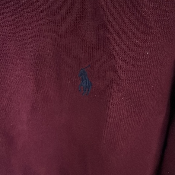 Polo Ralph Lauren Quarter Zip Pullover Sweater Men’s medium - Picture 3 of 3